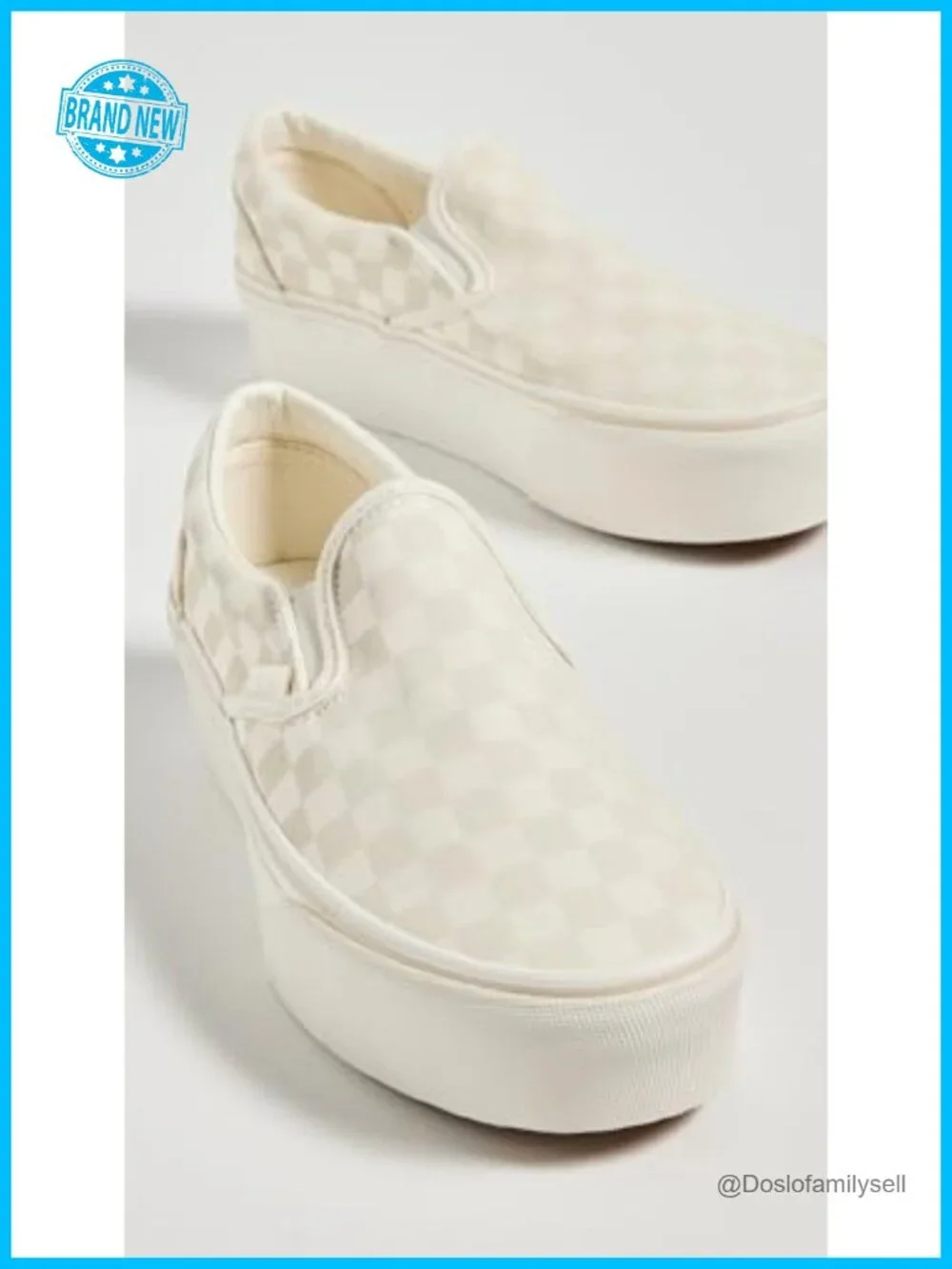 Classic Slip-On Stackform Sneakers Platform Canvas Casual